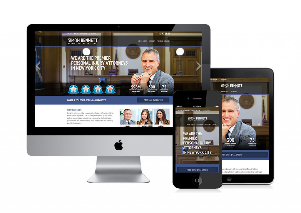 G.O.A.L. Web Design / Attorney Website Social Media Campaign Management